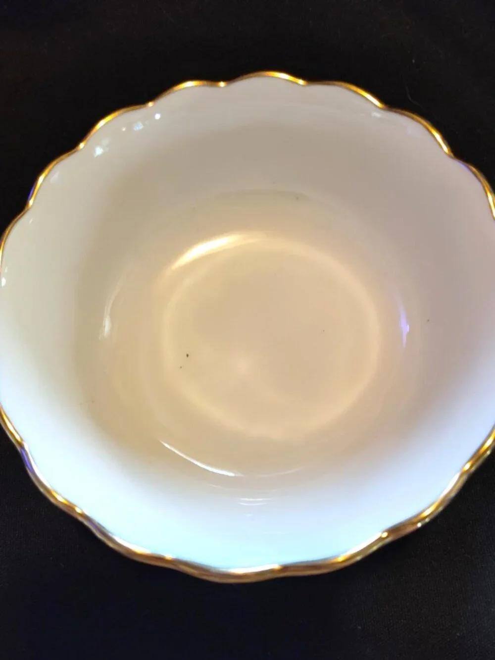 Vintage Lenox Porcelain Bowl/Candy Dish. Embossed Roses & Gold Trim. SHIPS FREE
